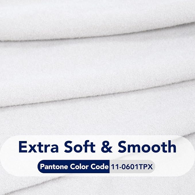 PureFit Stretch Couch Covers for Sofa 4 Seater Slipcovers White | 1-Piece Sofa - Image 5