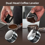51mm Espresso Distributor Set - Coffee Distributor and Tamper Leveler Fits Portafilter Tamper 51mm - Barista Kit with WDT Tool and Dosing Funnel