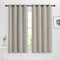 NICETOWN Room Darkening Bedroom Curtains 63 inches Long, Window Treatment by NICETOWN
