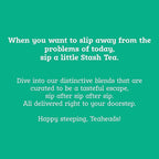 Stash Tea Fruity Herbal Tea 6 Flavor Tea Sampler, 6 boxes With 18-20 Tea Bags Each