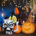 30 Pcs Halloween Swizzle Sticks Plastic Coffee and Cocktail Stirrers Fall Thanksgiving Drink Stirrers Cocktail Mixers for Halloween Fall Autumn Party Tea Coffee Bar Decoration(Zombie Hands)