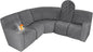 ALIECOM 100% Waterproof Recliner Sectional Couch Covers L Shape Stretch Corner by ALIECOM