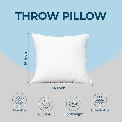 Utopia Bedding Throw Pillows, Decorative 14x14 Pillow Inserts - Image 4