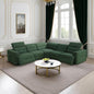 Power Recliner Sectional Sofa, L-Shaped Living Room Furniture Set, Flannel by GEBADOL