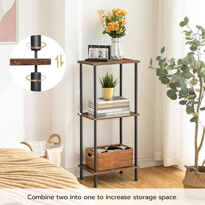 HOOBRO End Tables Set of 2, Small Side Table, Nightstand - Image 6