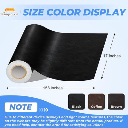Leather Repair Patches, 17X158 Inch Self-Adhesive Leather Repair Tape, Stretch - Image 2