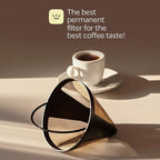 GoodCups 2-Pack Reusable #4 Cone Coffee Filters for Cuisinart 10–14 Cup Brewers (DCC-3200, DCC-1200, DCC-3400) & Ninja Coffee Makers, Stainless Steel Mesh, Permanent, Dishwasher-Safe