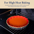 PressPerfect Silicone Pie Weight - Patented Blind Baking Insert for TartArt 9 Inch Tart Pan - Alternative to Ceramic Pie Weights for Baking Crust - No Puff Ups or Cracked Crusts