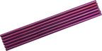 10 Pcs Stainless Steel Straws, Reusable Drinking Straws, Straight Metal Straw Sets with 2 Pcs Cleaning Brushes (10.5 Inch, Rose Red)