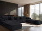 168" Cloud Sectional Couch, Comfort U Shaped Sofa by VYUXWO
