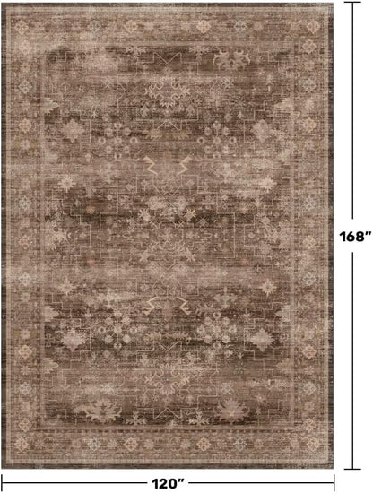 Brown Rug for Living Room 10x14 - Image 2