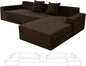 ZNSAYOTX Sectional Couch Covers, Stretch Jacquard Slipcovers by ZNSAYOTX