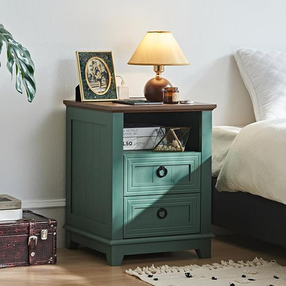 Joaxswe 18" Farmhouse Night Stands Set of 2 - Image 4