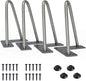 SMARTSTANDARD 6 Inch Heavy Duty Hairpin Furniture Legs, Metal Home DIY Projects by SMARTSTANDARD