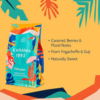 Kahawa 1893 Whole Bean Coffee Medium Roast Ethiopian Blend 24 Oz - As Seen on Shark Tank, High Antioxidants, Naturally Sweet, Organically Grown, Ethically & Sustainably Sourced