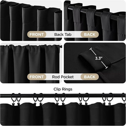 Joydeco 72 Inch Blackout Curtains - Image 4