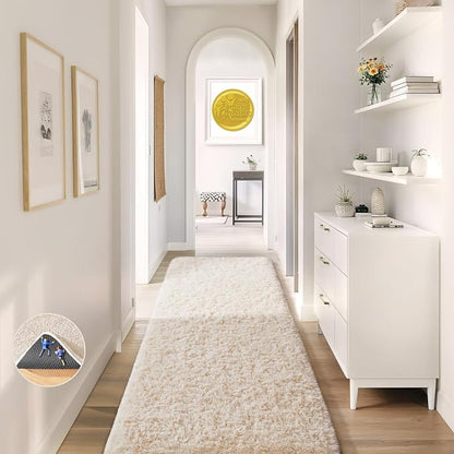 Ophanie Runner Rug for Hallway, 2x7 Washable Non-Slip Fluffy Soft Bedside Rugs by Ophanie