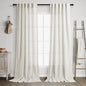 Cream Linen Curtains 108 inches Long by Nanspring
