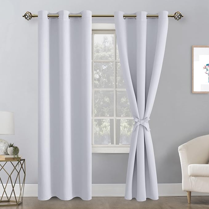 Blackout Curtains for Bedroom, 42 x 84 Inches Long, Energy Saving, Window - Image 8