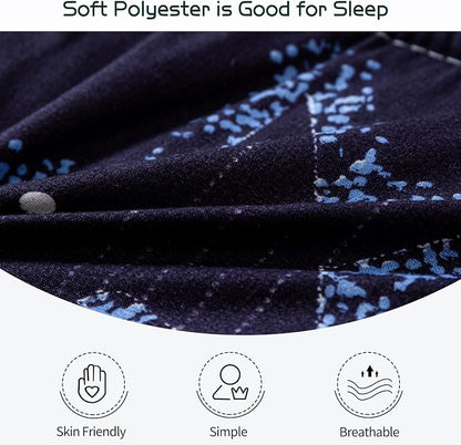 MAXYOYO Black Moon and Star Futon Mattress, Japanese Floor Mattress Quilted - Image 8