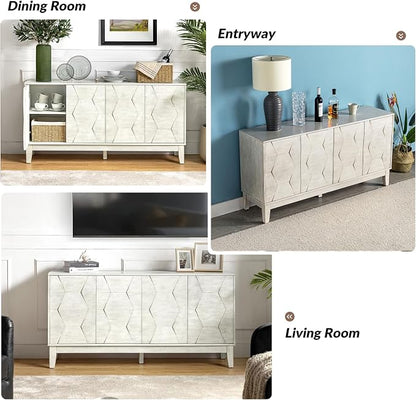 HULALA HOME Mid Century Sideboard Buffet Cabinet - Image 5