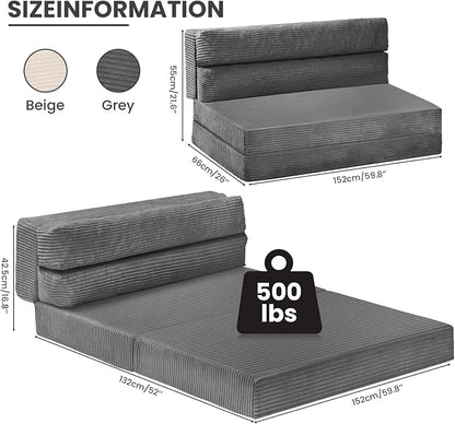 JUIKURY Folding Sofa Bed, Convertible Sleeper Chair - Image 2