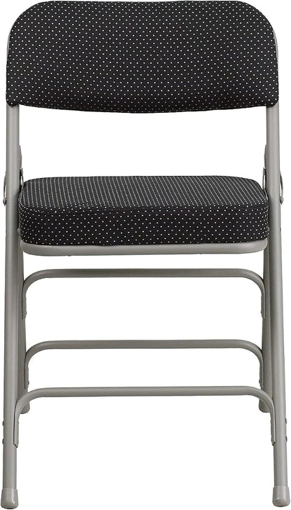 Flash Furniture 2 Pack HERCULES Series Premium Curved Triple Braced & Double - Image 8