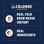 La Colombe Coffee, Cold Brew Black, Unsweetened, 11 fl oz Cans (Pack of 12), Coffeehouse Quality, Natural Sweetness, Specialty Grade Coffee Beans, Ready-to-Drink On-the-Go