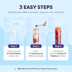 Javvy Coffee Concentrate - Cold Brew Coffee, Perfect for Hot or Iced Instant Coffees, Hot Drinks, Cold Brew Concentrate, 35 Servings - French Vanilla