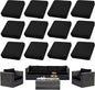 12PCS Patio Cushion Covers, Patio Furniture Couch Seat Slipcovers | Washable by SUKAIKEQA