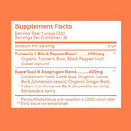 Best Turmeric Golden Milk Organic Turmeric Powder, Cinnamon Ginger & Black Pepper Maximum Absorption, Joint Pain, Gut Health, Sugar-Free, Vegan, Keto (30 Servings)