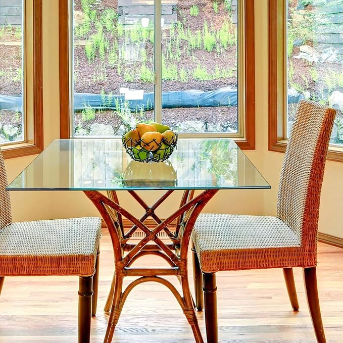 Dulles Glass 36 inch Square Glass Table Top - Image 7