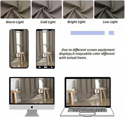 Simplebrand Ava Latte Blackout Curtains - Image 8