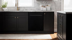 Kenmore Elite 24" Built-in Stainless Steel Tub Dishwasher TotalFlex 3rd, SmartWash, UltraWash, TurboDry, MoreSpace Plus Adjustable Rack, Energy Star Certified, Black
