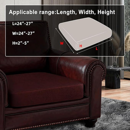 ANARACHON Leather Look Couch Cushion Covers Sofa Seat Slipcovers Sets Couches - Image 3