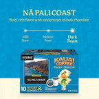 Kauai Coffee Na Pali Dark Roast - Compatible with Keurig K-Cup Brewers, 10 CT (Pack of 6)