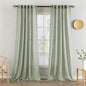 MIULEE Sage Linen Curtains 52x96 Inch Long by MIULEE