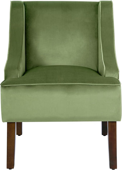 HomePop Velvet Swoop Arm Living-Room-Chairs - Image 5