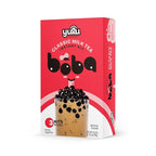 YULU FOODS Instant Bubble Pearl Classic Milk Tea Kit with Authentic Brown Sugar Tapioca Pearls, Ready in Under One Minute, Paper Straws Included – 3 Servings