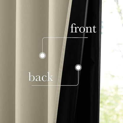NICETOWN 100% Blackout Curtains 96 inches Long, Grommet Lightweight Easy to - Image 4