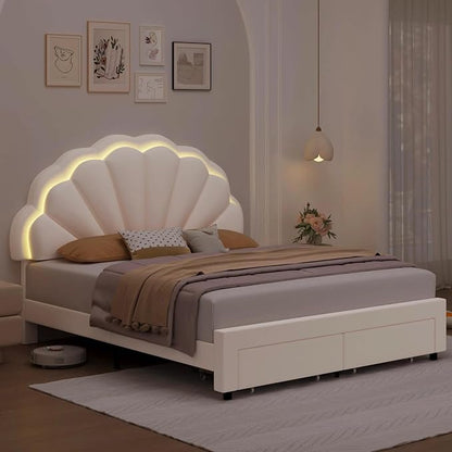 HIFIT Full Upholstered LED Bed Frame - Image 9