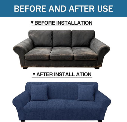Sofa Slipcover with 2 Pillow Cover - Image 8