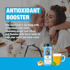 Tiesta Tea - Ginger Citrus Herbal Loose Leaf Tea, Lemon Ginger with Mint and Chamomile, Caffeine-Free, Hot or Iced, Refillable Tin, Makes Up to 50 Cups, 3 Ounce