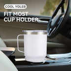 30 oz Tumbler with Handle and Lid, Stainless Steel Tumblers Bulk Double Wall Vacuum Insulated Travel Mug Leak Proof Cup Keep Drinks Cold and Hot White, 12 Pack