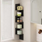 Furinno Rossi 5-Tier Floating Corner Shelf by Furinno-FitsYourSpaceFitsYourBudget