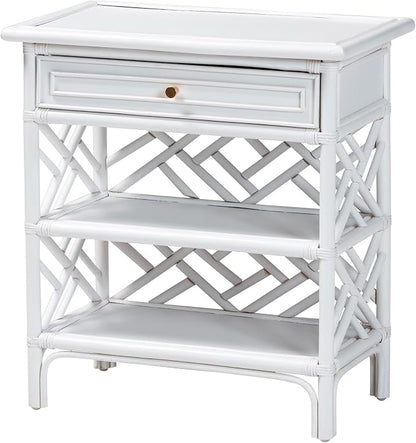 bali & pari Tiaret Natural Rattan Nightstand - Image 3
