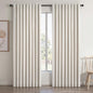 70 Inches Extra Wide Natural Linen Blackout Curtains 84 Inch Long by Topfinel