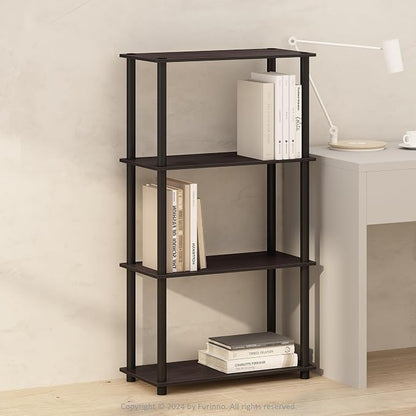 Furinno Turn-N-Tube Book Shelf, 4-Tier Bookshelf, Bookcase by Furinno-FitsYourSpaceFitsYourBudget