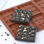 Deep Chocolate Bar Mold, Square Thick Silicone Chocolate Bar Mold for Stuffed Chocolate Bar, Wax Melt, Candy Bar Mold 3 Pack