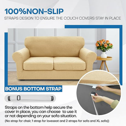 XINEAGE 2026 New 3 Pieces Couch Covers - Image 7